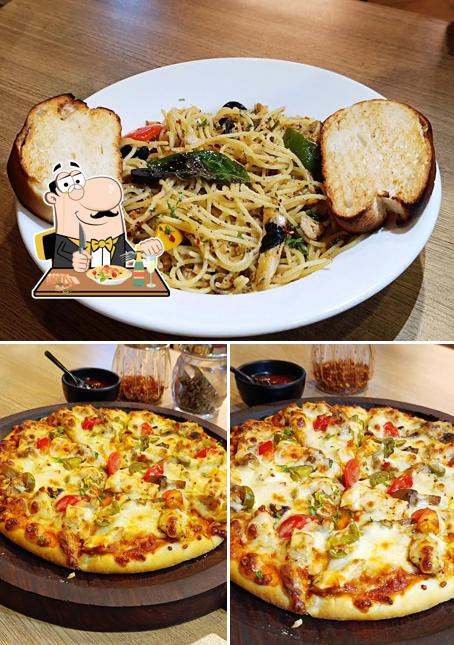 J3 pizza is distinguished by food and interior