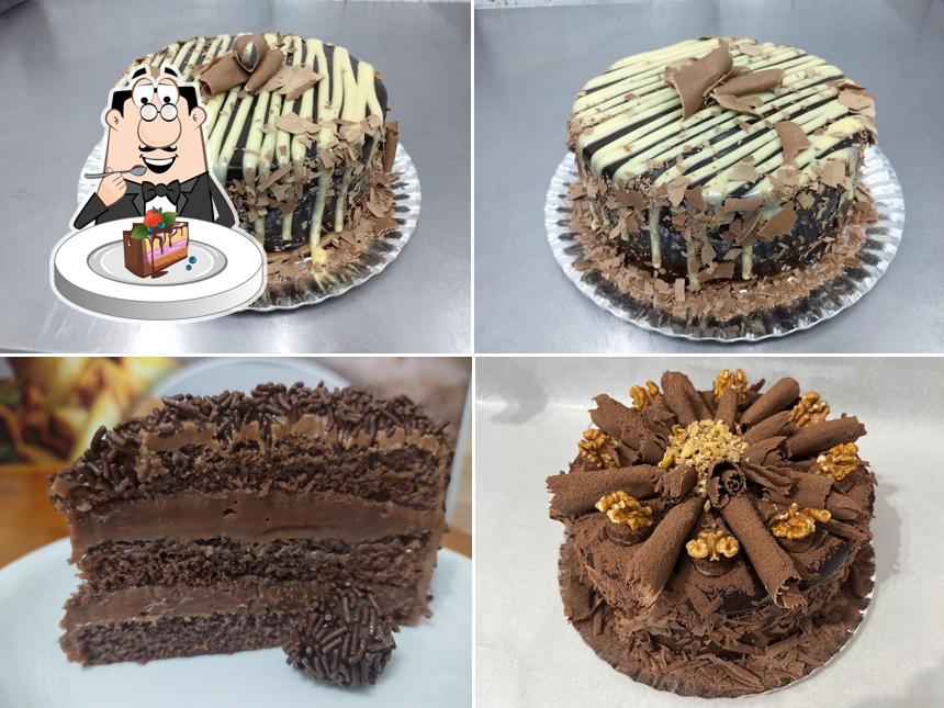 Bolo de chocolate em Multi Sabores Cafeteria e Confeitaria