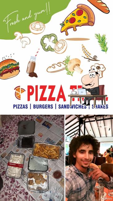 The interior of Pizza Trail, Sector 21D, Faridabad