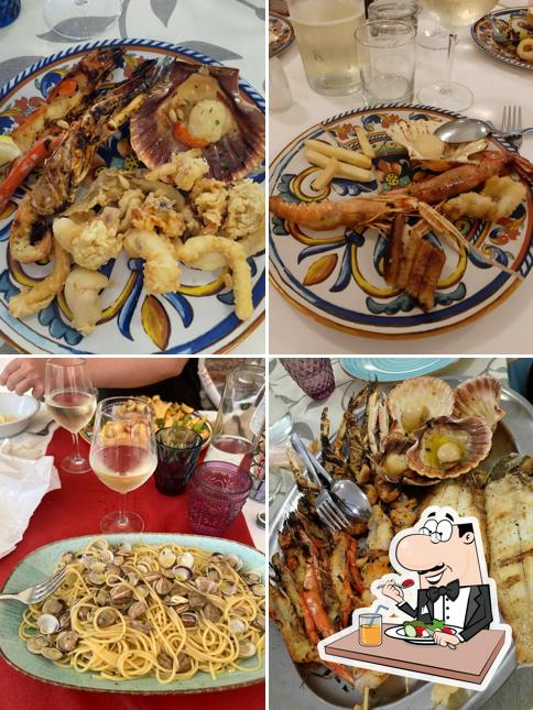 Platti al Trattoria al Pescatore da Aligi