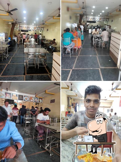 The interior of Sri Latha Hotel