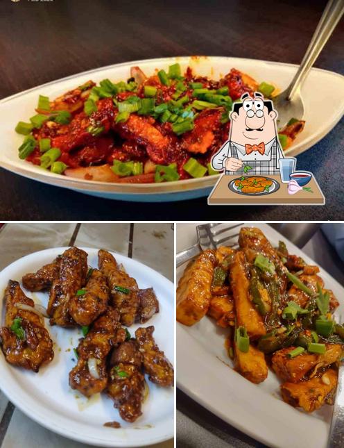 Chicken wings at The Veggies Kitchen