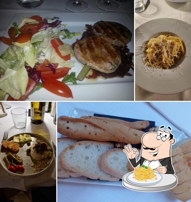 Spaghetti alla carbonara al Vecchia Trattoria "La Bohème"