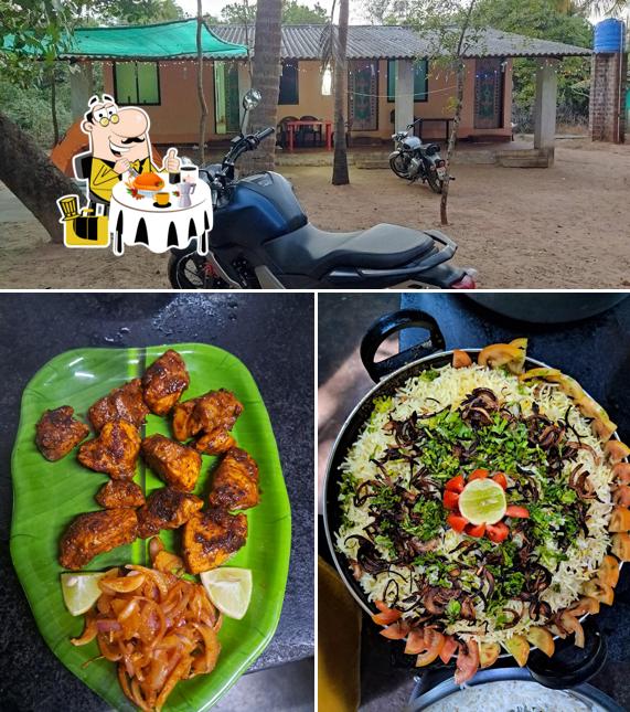 The image of Swami Krupa Rooms & Restaurant’s food and exterior