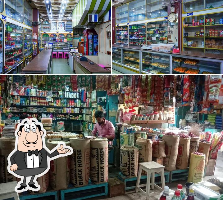 The interior of ASA Bakery, Vellore