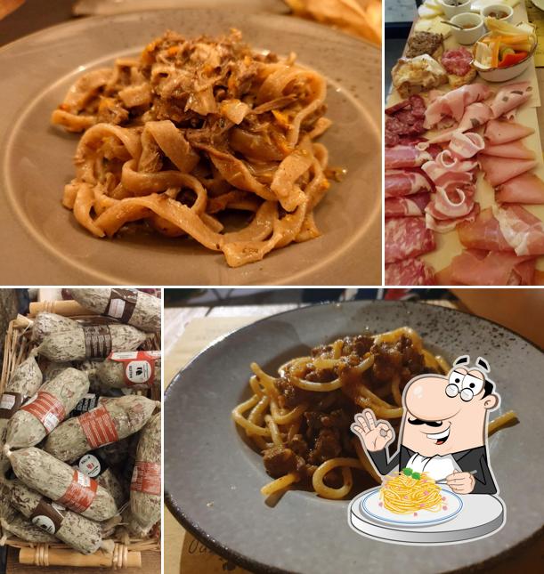 Spaghetti alla carbonara al Chilometro Toscano