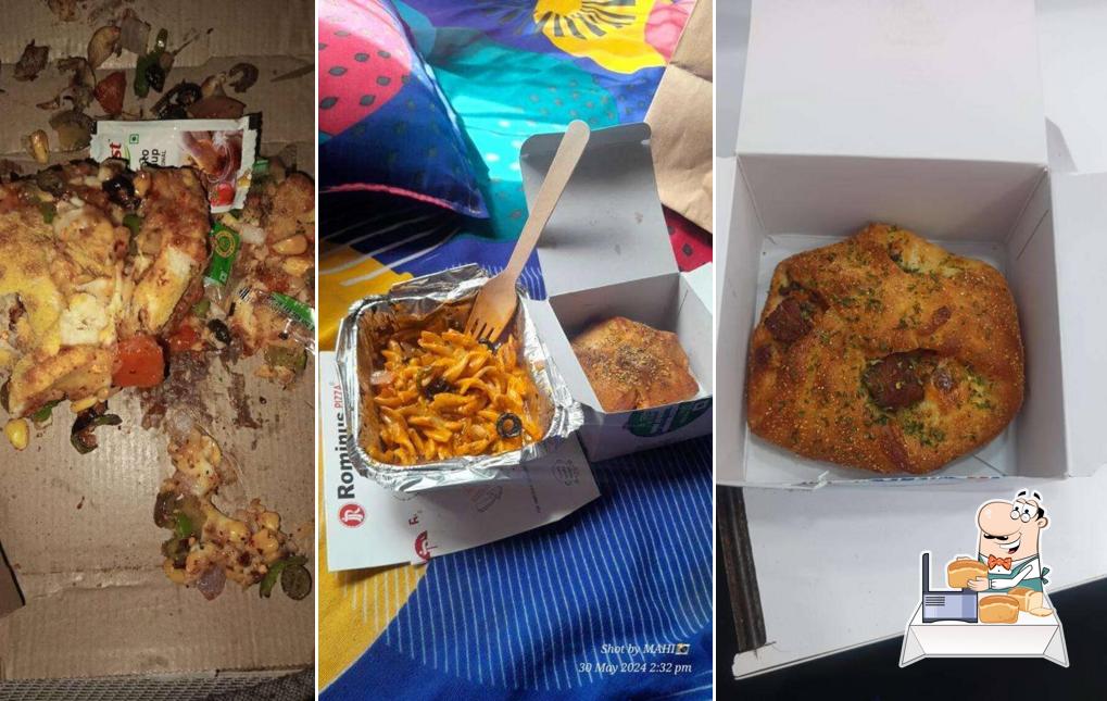 Garlic bread at Rominus Pizza and Burger