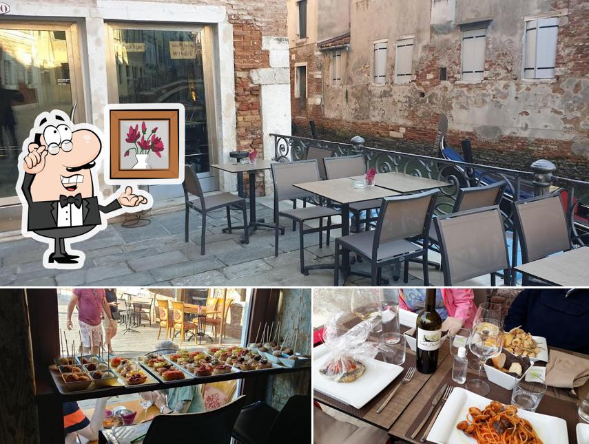 Gli interni di Wine Bar 5000