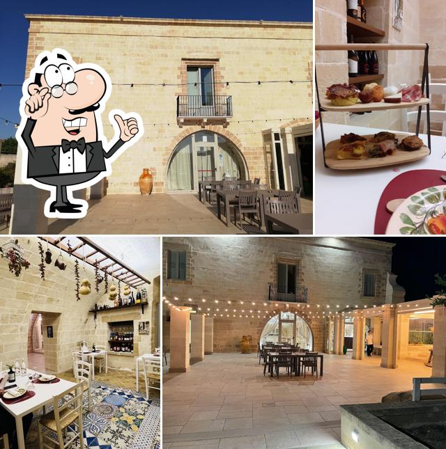 Gli interni di Masseria Gagliardi