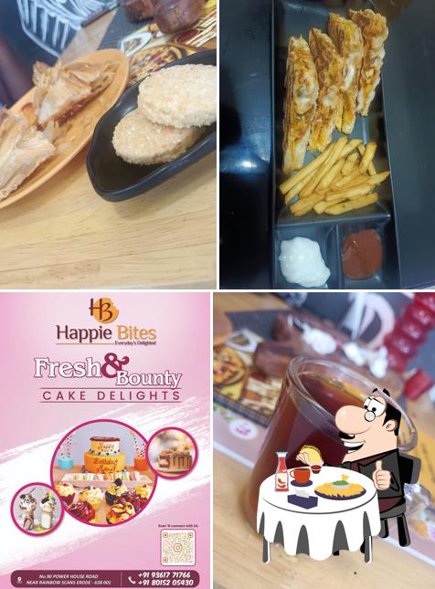 Cheese plate at Happie Bites Cafe