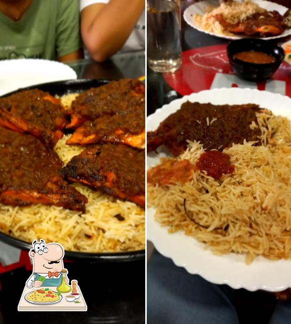 Food at Ajwa Biriyani's Mandi
