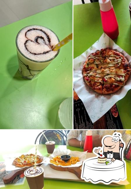 Tiramisu at The Momos Junction And Cafe