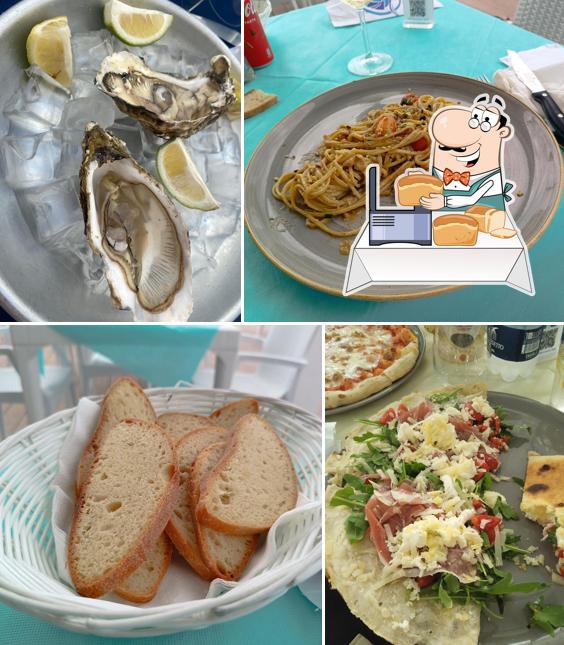 Pane all'aglio al Lido Blue Beach