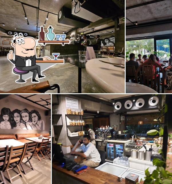 The interior of K's Verandah Surat