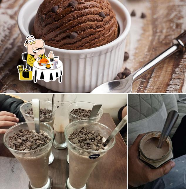 Chocolate mousse at Cafe chocolade