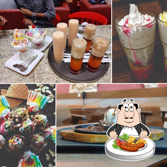 Food at Sampoorna Gelateria & Pizzeria