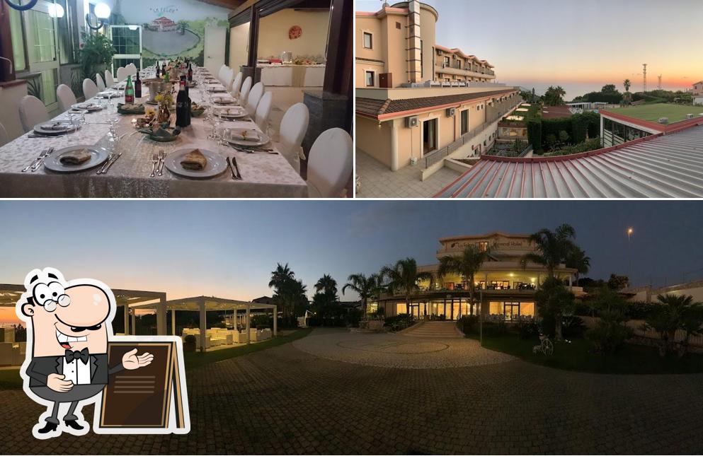 Guarda la immagine che mostra la esterno e tavolo da pranzo di La Felce Imperial Hotel
