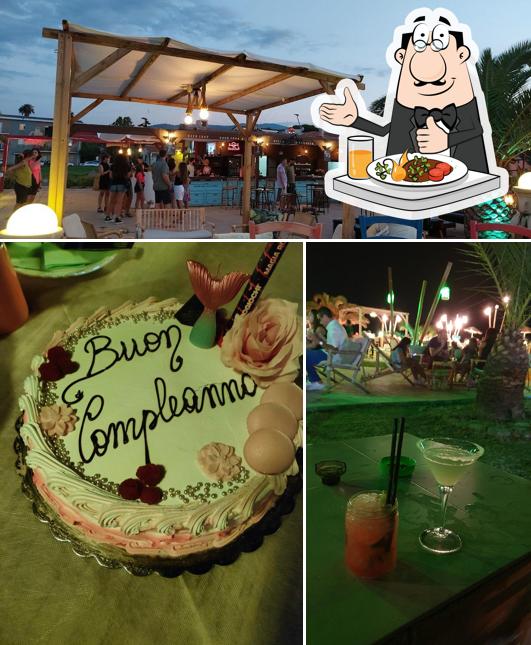 La cibo e interni del ristorante