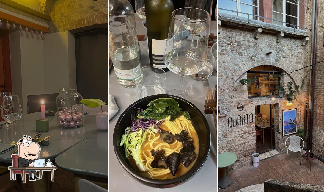 Gli interni di Quarto Bistrot