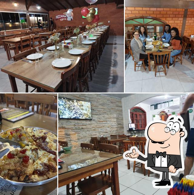 Veja imagens do interior do Pizzaria Top10