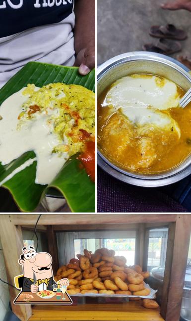 Food at Swamy's hot foods (pure veg). J.Suguna Ram