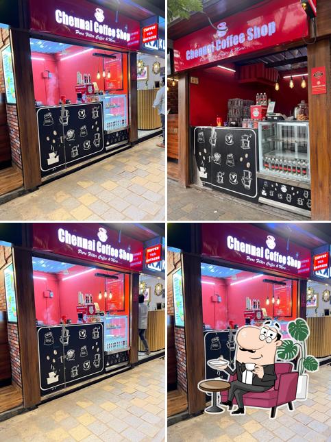 The interior of Chennai Coffee Shop