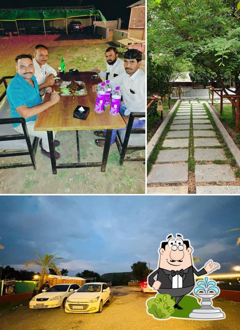 Enjoy the view at the outside area of Hotel Kesnand Village