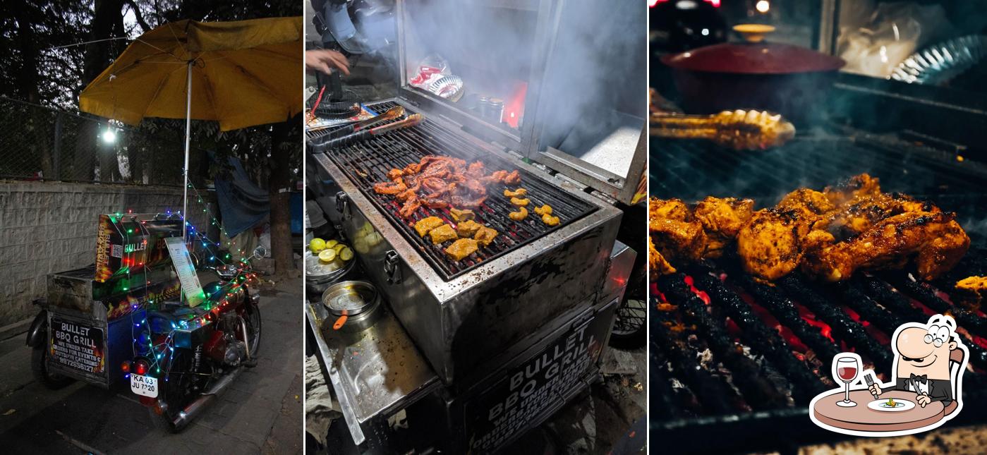 Food at Bullet BBQ Grill