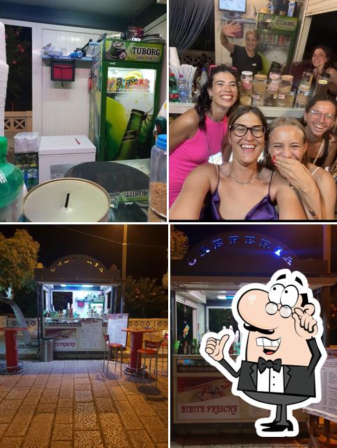 Dai un’occhiata alla immagine che raffigura la interni e bevanda di CREPERIA DOLCE VITA