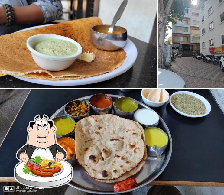 The restaurant's food and exterior