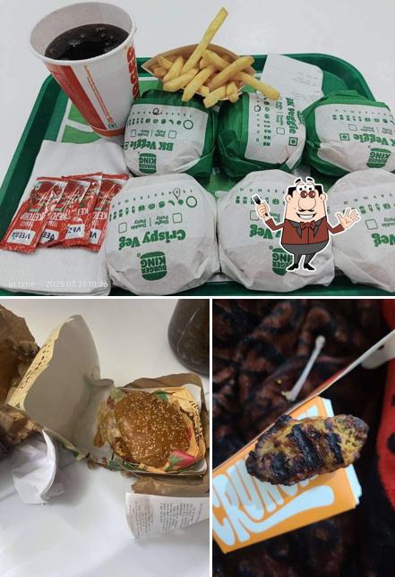 Among different things one can find food and beverage at Burger King