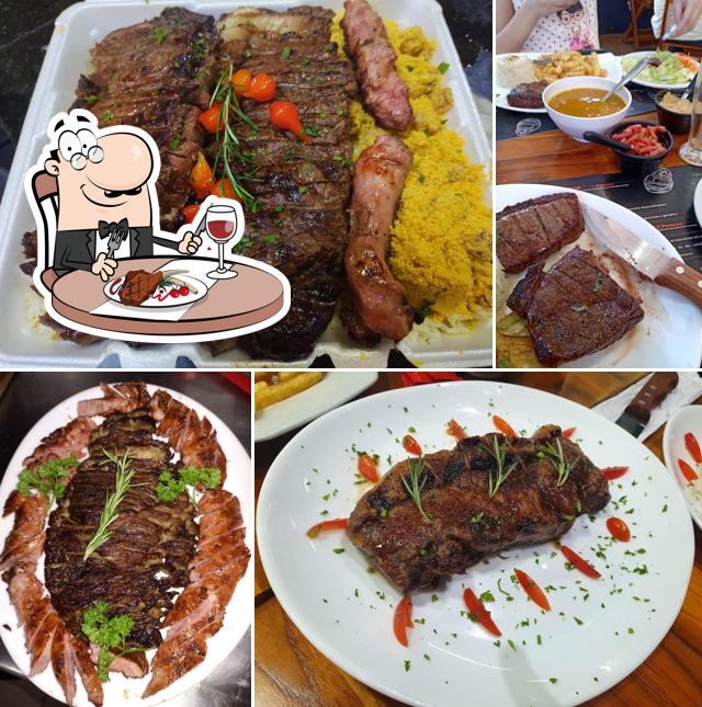Escolha refeições de carne no La Vaca Restaurante & Delivery