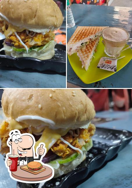 Try out a burger at Cafe Food Territory