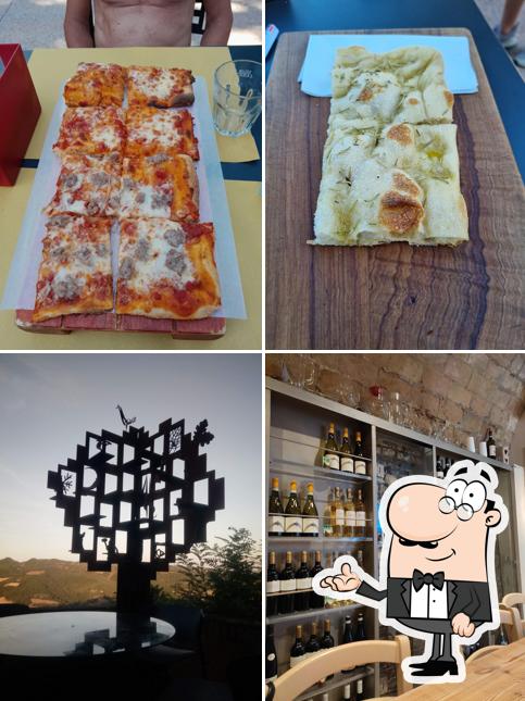 Questa è la foto che mostra la interni e cibo di Pizza and Bakery "Il Mugnaio"