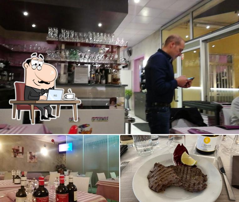 La immagine di interni e cibo da al Cavallo