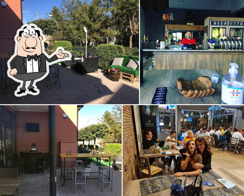 Gli interni di Beerotto Pizza e cucina