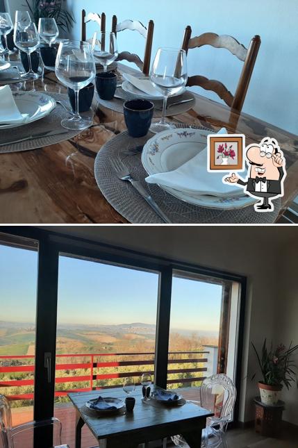Gli interni di Home restaurant C'era 'na volta