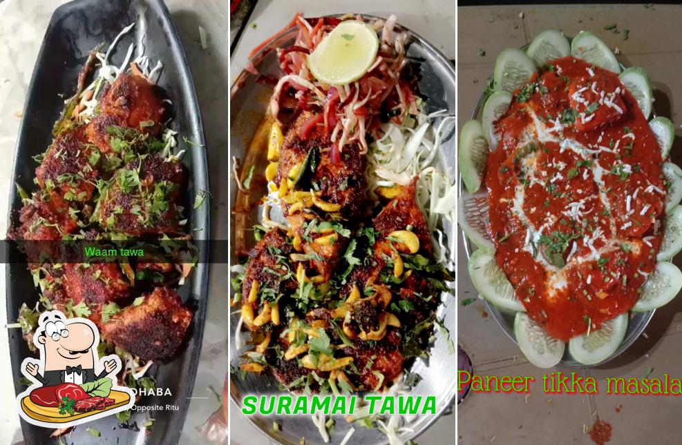 Beef carpaccio at Jitu Dhaba