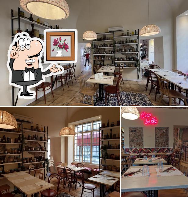 Gli interni di Pizzium