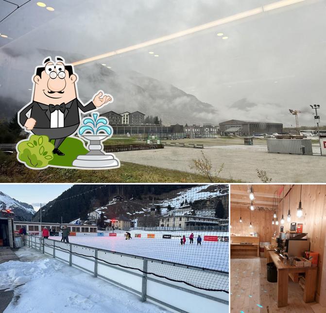 Tra le diverse cose da Sportsbar-Andermatt si possono trovare la esterno e cibo