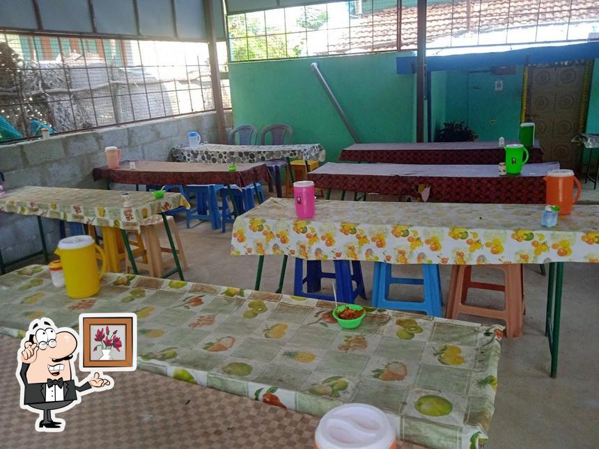 The interior of Sree Vinaayaka Mess
