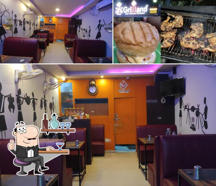 Grillland BBQ is distinguished by interior and food