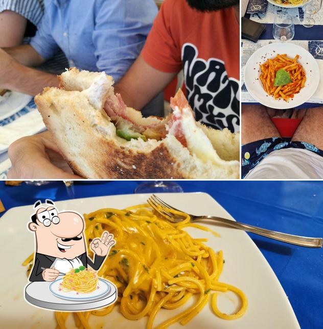 Spaghetti alla carbonara al Bagno Bar Ristorante Viola