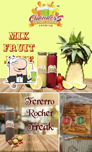 Enjoy a drink at Chander's Premium