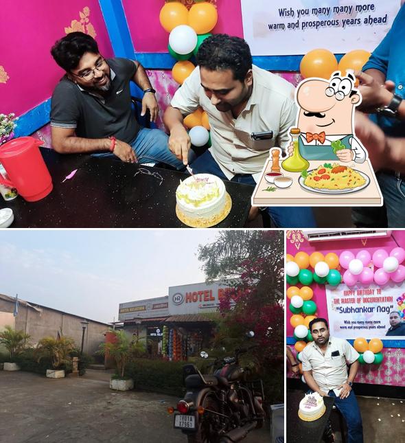 The restaurant's food and exterior