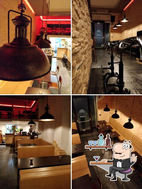 Gli interni di Mariposa Burger&Bistrot