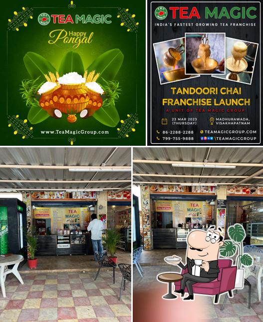TEA MAGIC is distinguished by interior and food