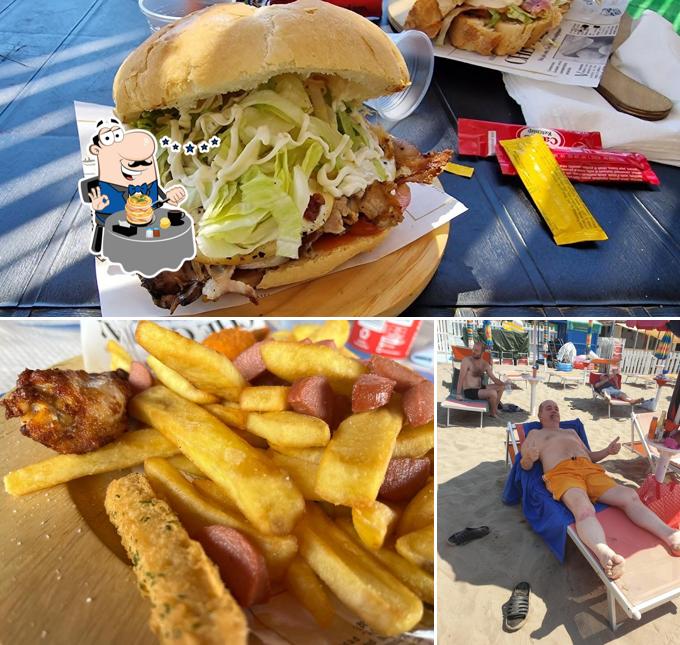 Panino con maiale stirato al Lido Nazionale