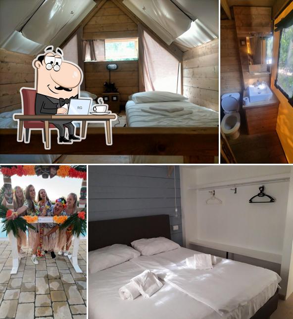 Gli interni di Vallicella Glamping Resort