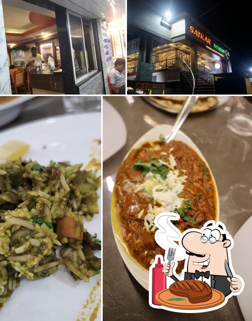 Satkar Restaurant offers meat dishes